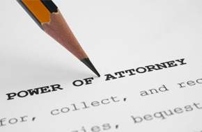 Power of attorney letter